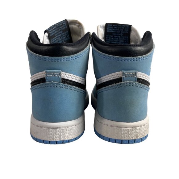 Nike Air Jordan 1 Retro Blue & White Leather High OG UNC Boys Sneakers Size 12C - Picture 8 of 10